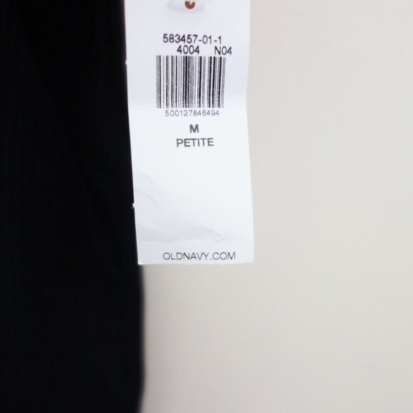 Old Navy High-Waisted PowerSoft Ankle Ribbed Joggers in Black (M Petite) NWT! - Picture 12 of 13